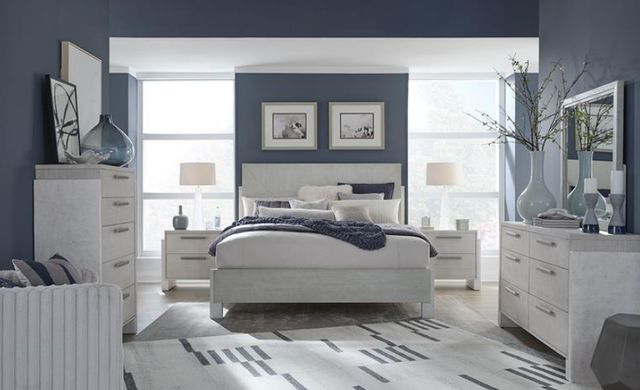 Magnussen Home® Lorelei Misty Cloud Queen Panel Headboard-1