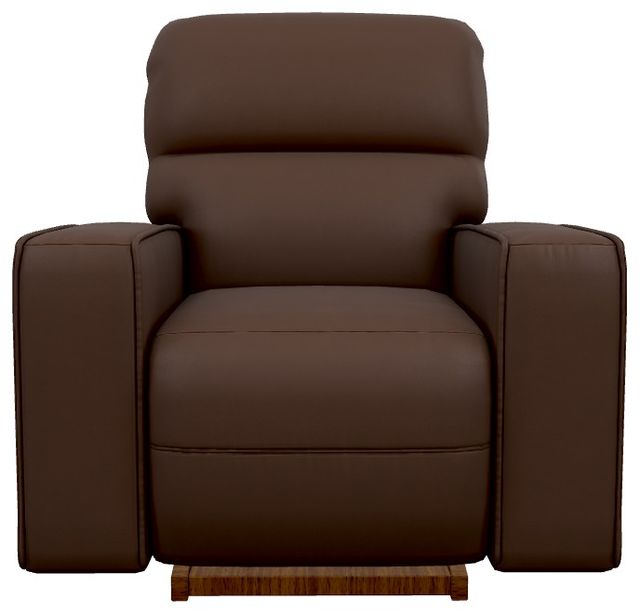 La-Z-Boy® Maddox Chestnut Power Rocking Recliner with Headrest -1