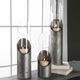 Uttermost® Karter 3-Piece Gray Candle Holder Set-1