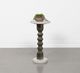 Coaster® Colette White Side Table with Dark Gray Base-4