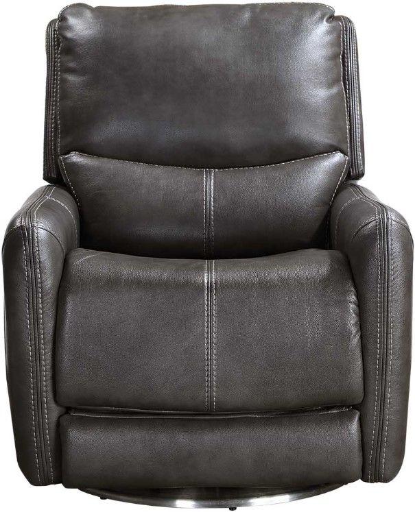 Steve Silver Co. Athens Charcoal Triple Power Swivel Recliner-2
