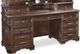 Aspenhome® Sheffield Warm Rubbed Brown 75" Credenza Desk with sliding top & storage-0