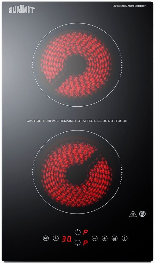 Summit® 12" Black Electric Cooktop -3