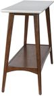 Olliix by Madison Park White/Pecan Parker Console-3
