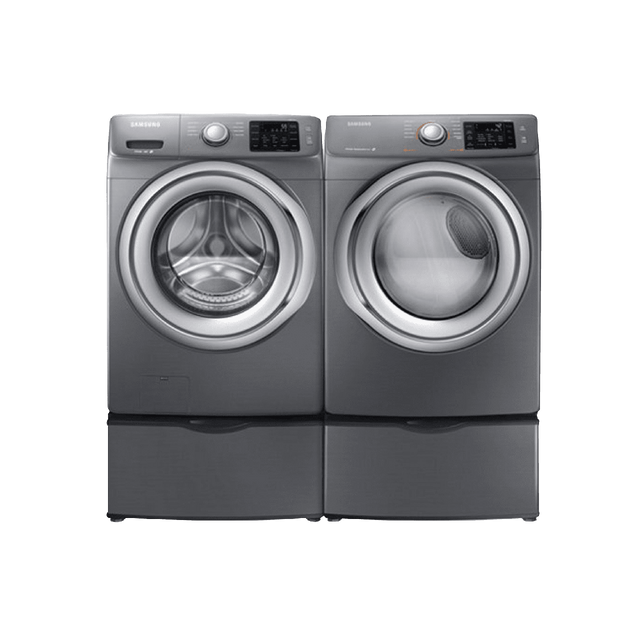 Samsung 5200 Series Front Load Laundry Pair-Platinum