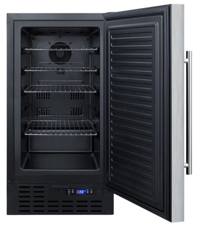 Summit® 2.7 Cu. Ft. Stainless Steel Under the Counter Refrigerator-1