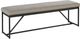 Intercon Eden Black/Rustic Dune Bench-0