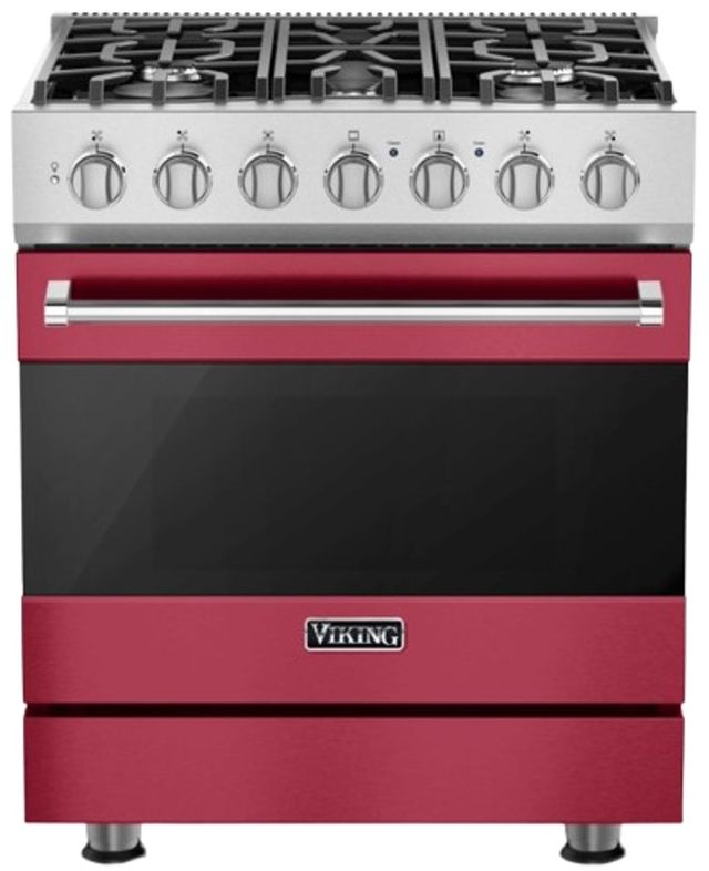 Viking® 3 Series 30'' Valentine Propane Gas Pro Style Dual Fuel Range-0