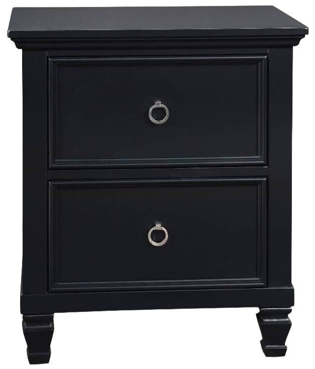 New Classic® Home Furnishings Tamarack Black Nightstand-2