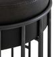 International Furniture Direct Merlin Licorice Bar Stool-2
