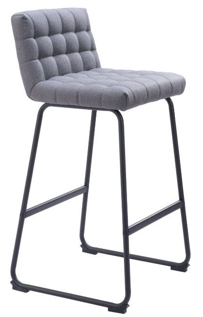 Zuo® Modern Pago Gray Barstool-3