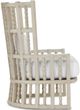Currey & Company Norene Muslin Fog Gray Wing Chair-2