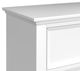Elements International Hampton Kids White Dresser and Mirror-3
