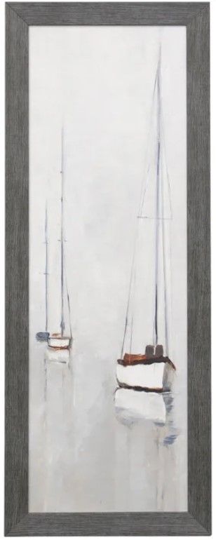 Stylecraft Foggy Harbor I Brown/Gray/White Wall Art-0