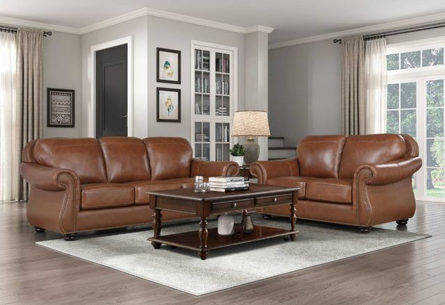 Homelegance® Attleboro Camel Brown Sofa-1