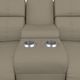 La-Z-Boy® Apollo Fossil Power Reclining Loveseat with Console and Headrest-4