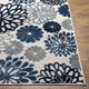 Surya Cabo Blue/Ivory 5'x7' Area Rug-1