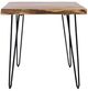 Jofran Inc. Nature's Edge Natural End Table with Black Base-1