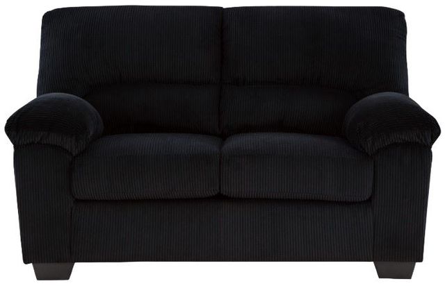 Signature Design by Ashley® SimpleJoy Onyx Loveseat-1