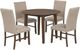 New Classic® Home Furnishings Hargrove 5-Piece Brown Dining Table Set-0