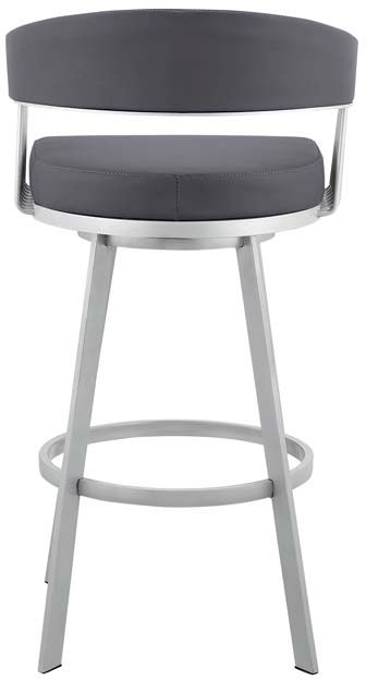 Armen Living Chelsea Slate Grey 30" Bar Stool-2