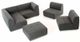 VIG Furniture Divani Casa Hawthorn 4-Piece Gray Modular Left-Arm Facing Sectional and Chaise with Ottoman-2