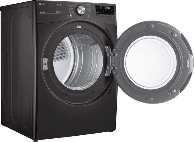 LG 7.4 Cu. Ft. Black Steel Front Load Gas Dryer-1