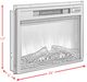 Elements International Park Ridge Charcoal 82'' TV Console with Fireplace Insert-3