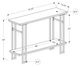 Monarch Specialties Inc. Grey 48"L Black Metal Hall Console Table-3