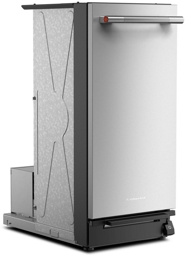 KitchenAid® 15" Stainless Steel Built-In Trash Compactor with Built-In Odor Management System-3
