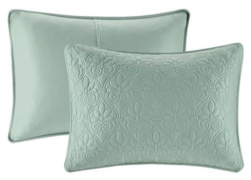 Olliix by Madison Park Quebec Seafoam Twin Reversible Bedspread Set-3