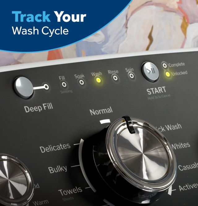 GE® 4.5 Cu. Ft White Top Load Washer-5