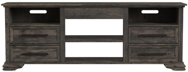 Elements International Park Ridge Charcoal 82'' TV Console without Fireplace Insert-3