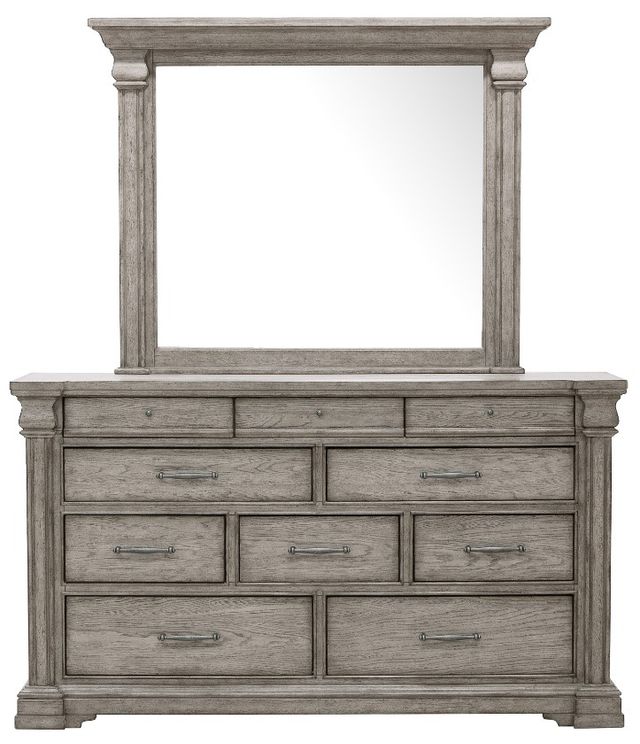 Pulaski™ Madison Ridge Heritage Taupe Dresser and Mirror -1