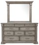 Pulaski™ Madison Ridge Heritage Taupe Dresser and Mirror -1