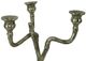 A & B Home Stavros Silver Candle Holder-1