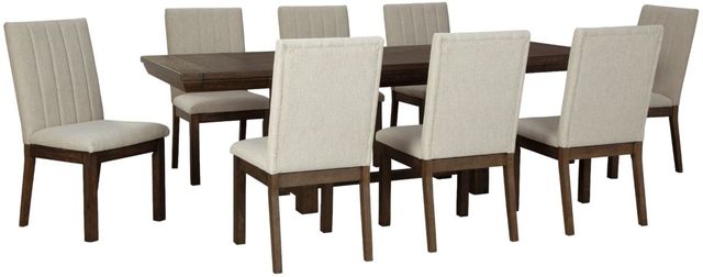 Millennium® by Ashley® Dellbeck 9-Piece Brown Dining Set-0