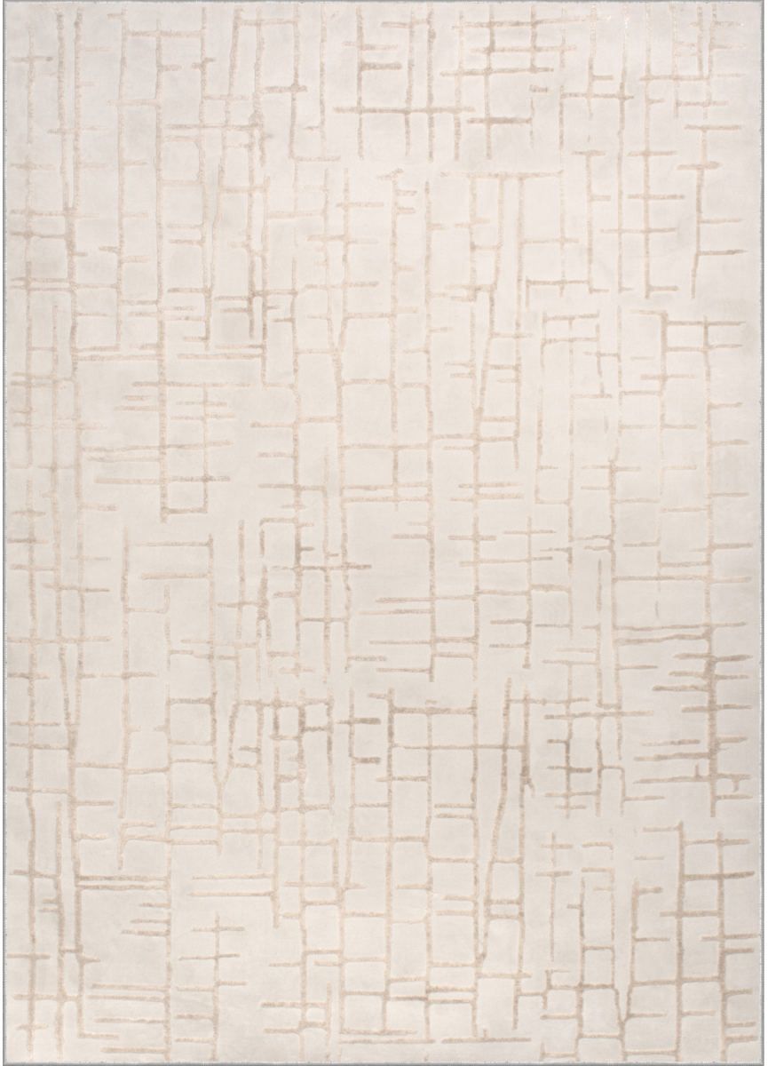 Tapis Ariella beige/gris 7 pi 3 po x 5 pi 3 po de Renwil®