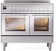 Ilve® Professional Plus II 40" Stainless Steel Pro Style Induction Range-2