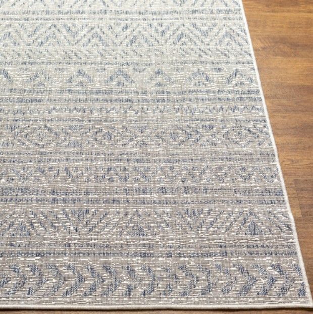 Surya Eagean Navy/Taupe 4'x6' Area Rug-1