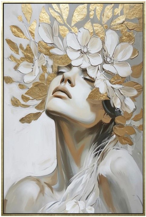 Classy Living Mindful Head in the Leaves Wall Art-0