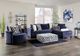 Furniture of America® Griswold 2-Piece Navy Right-Arm Facing Sectional and Chaise-1