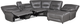 Mazin Furniture Dyersburg 6-Piece Gray Power Reclining Right-Arm Facing Sectional and Chaise with Console-1