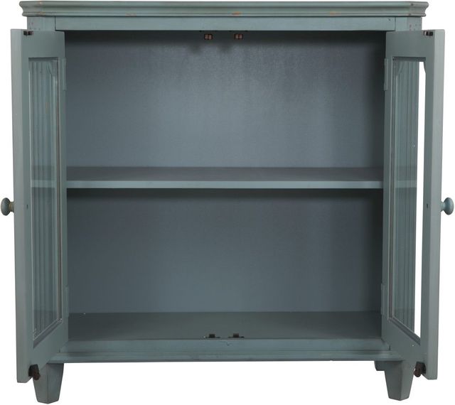 Signature Design by Ashley® Mirimyn Antique Teal Accent Cabinet-2