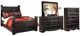 Signature Design by Ashley® Shay 4-Piece Almost Black King Poster Bed Set-0