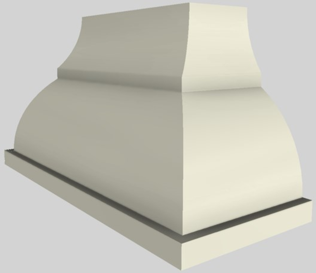 Vent-A-Hood® Designer Series 54" Biscuit Wall Mounted Range Hood-1