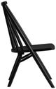 Intercon Arcadia Black Rake Back Windsor Chair-3
