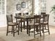Homelegance® Balin Dark Brown Counter Height Chair-1