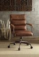 ACME Furniture Harith Retro Brown Leather Office Chair-1