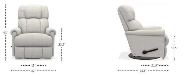 La-Z-Boy® Pinnacle Umber Leather Manual Swivel Gliding Recliner-2